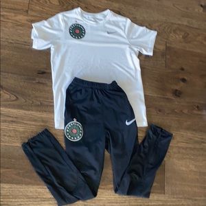 Portland Thorns practice jersey and pants